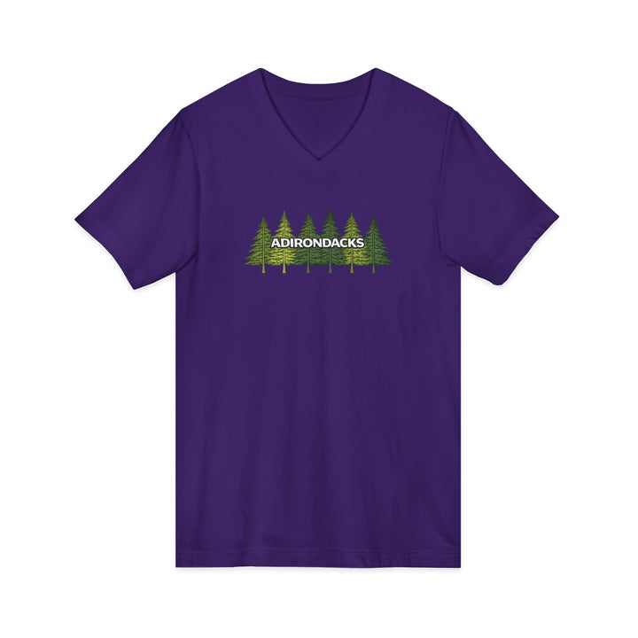 Adirondack Pine Trees Unisex V-Neck