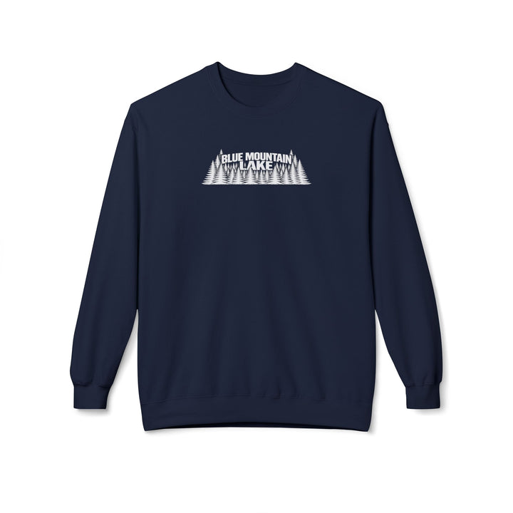 Blue Mountain Lake Trees Sweatshirt