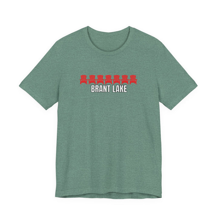 Brant Lake Red Adirondack Chair Tee