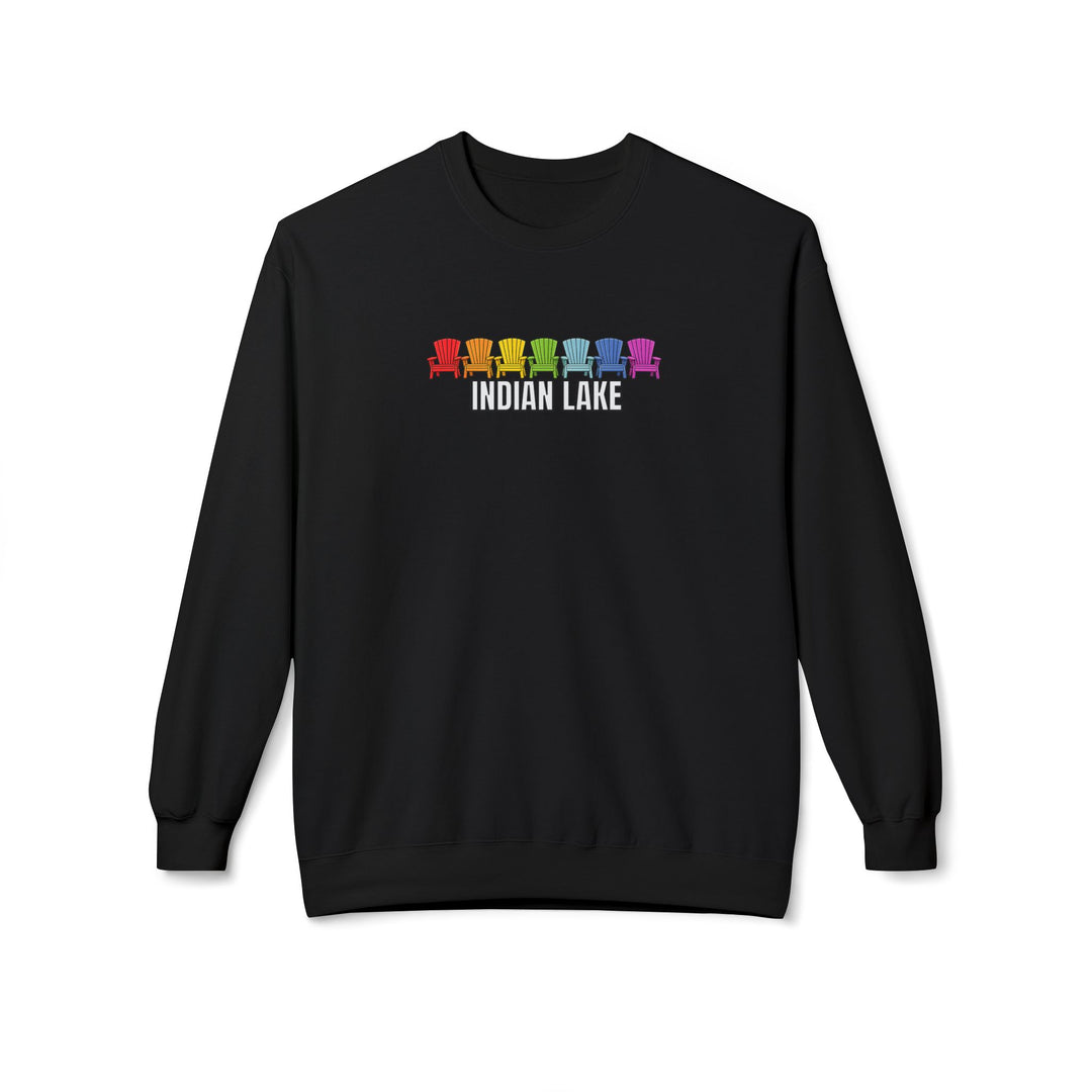 Indian Lake Sweatshirt - Rainbow Chairs
