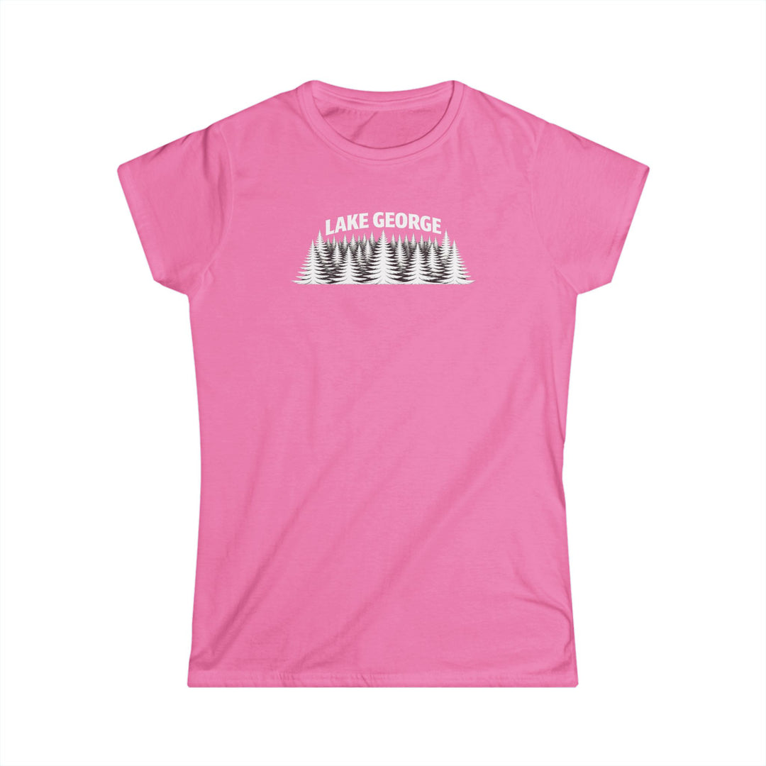 Lake George Ladies T-Shirt - Trees