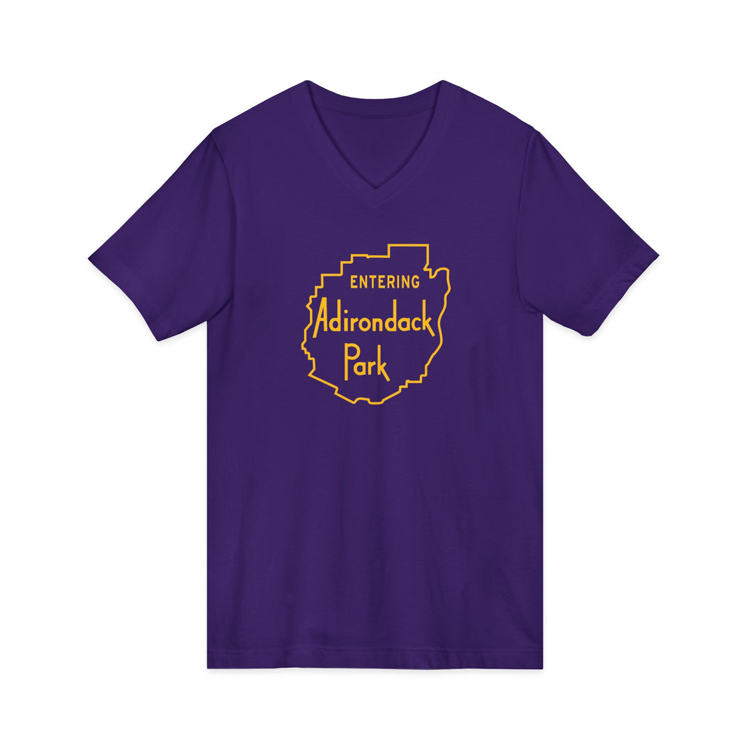 Entering Adirondack Park Unisex V-Neck