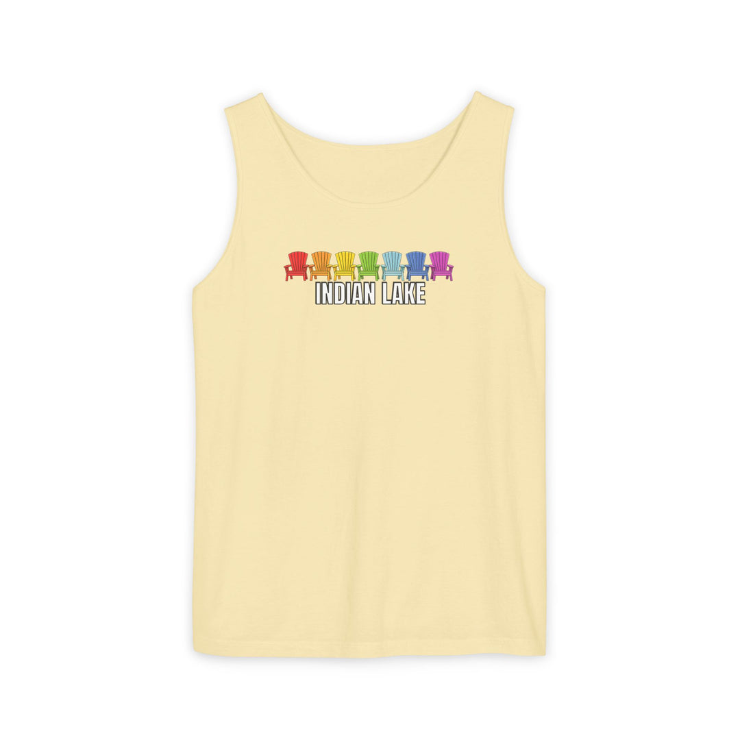 Indian Lake Unisex Tank - Rainbow Chairs