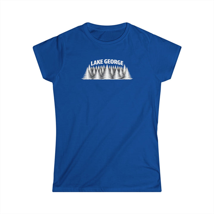 Lake George Ladies T-Shirt - Trees