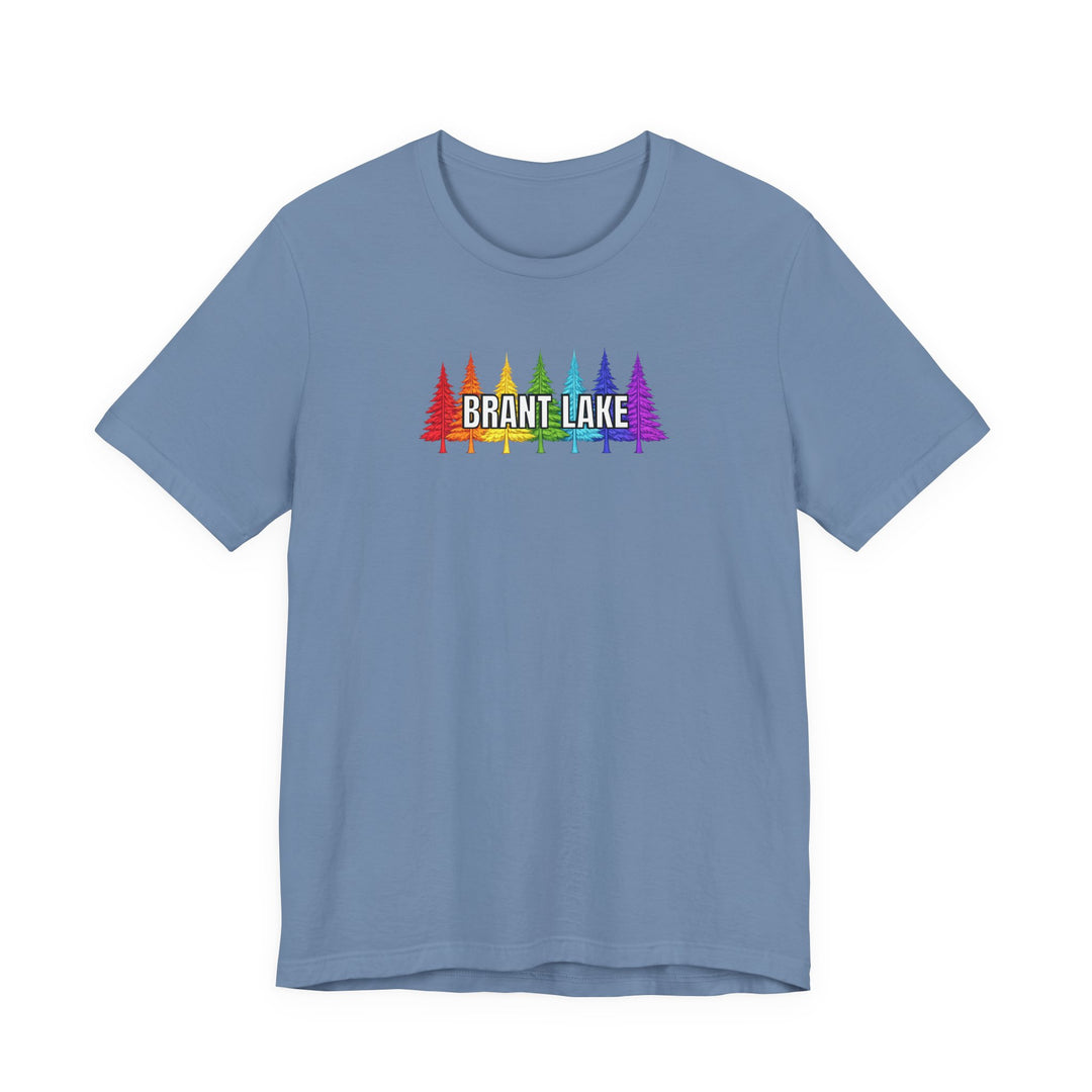 Brant Lake Rainbow Trees Tee