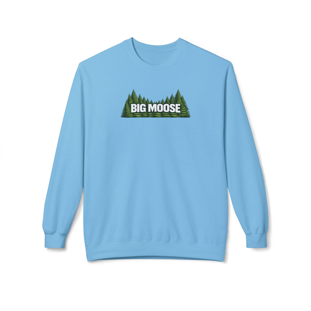 Big Moose Trees Sweatshirts