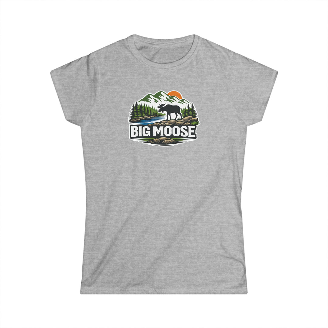 Big Moose Sunset Ladies Tee
