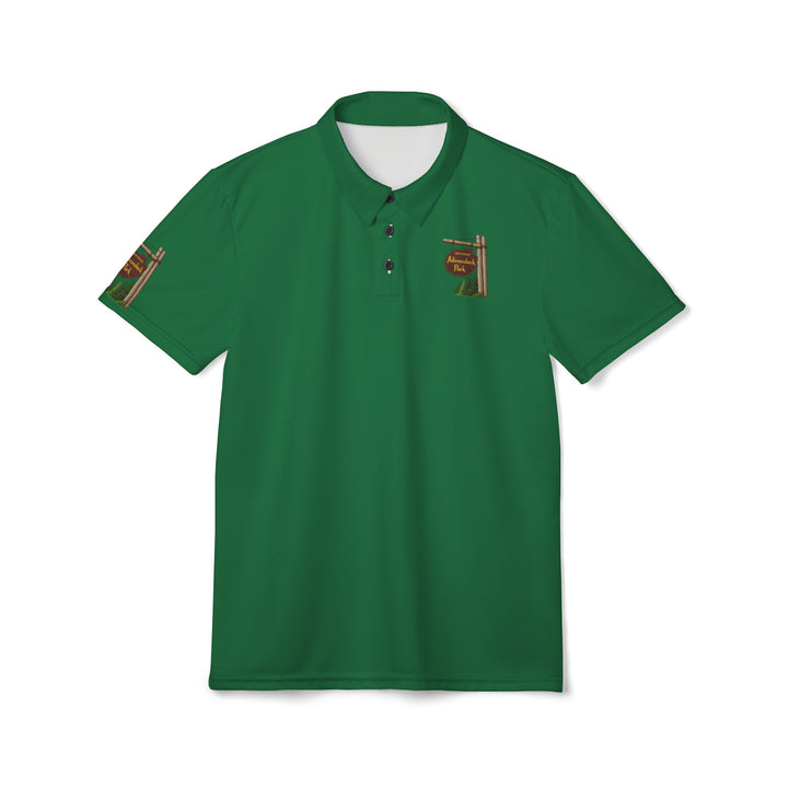 Entering Adirondack Park Sign Golf Polo - Green