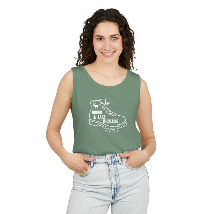 Indian Lake is Calling Unisex Tank