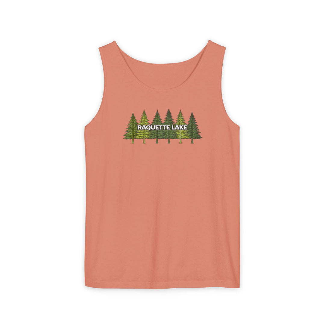 Raquette Lake Unisex Tank - Pine Trees