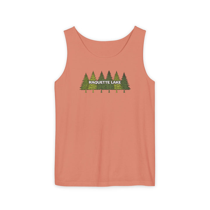 Raquette Lake Unisex Tank - Pine Trees