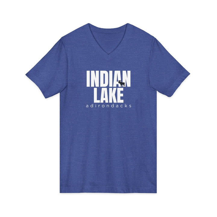 Indian Lake Adirondacks Unisex V-Neck T-Shirt