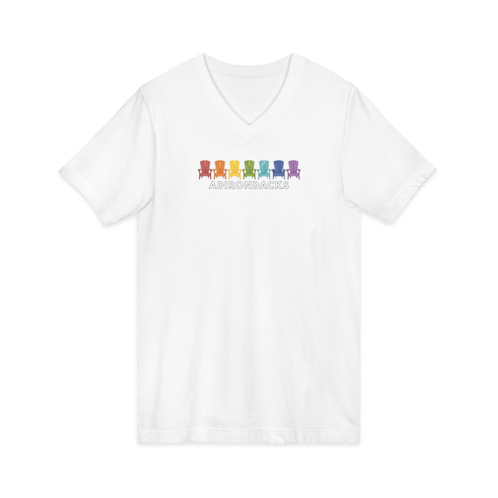 Adirondack Rainbow Chairs Unisex V-Neck