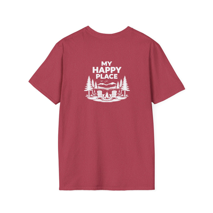 Lake George My Happy Place Unisex V-Neck