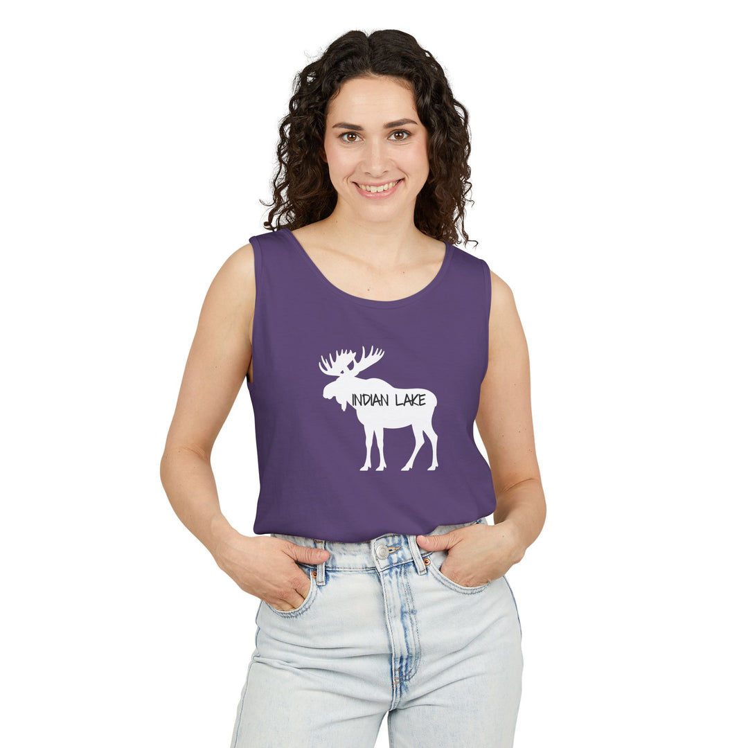 Indian Lake Unisex Tank - Moose