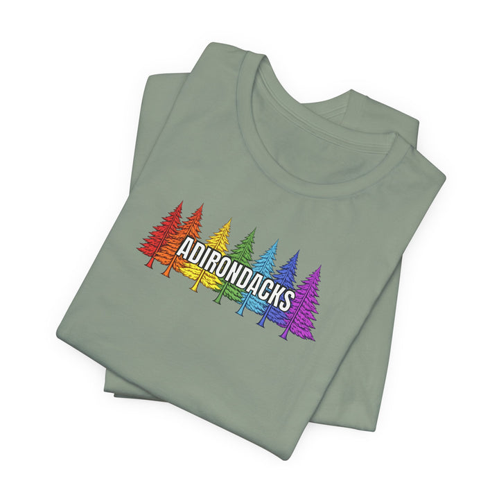 Adirondacks Rainbow Trees Unisex T-Shirt