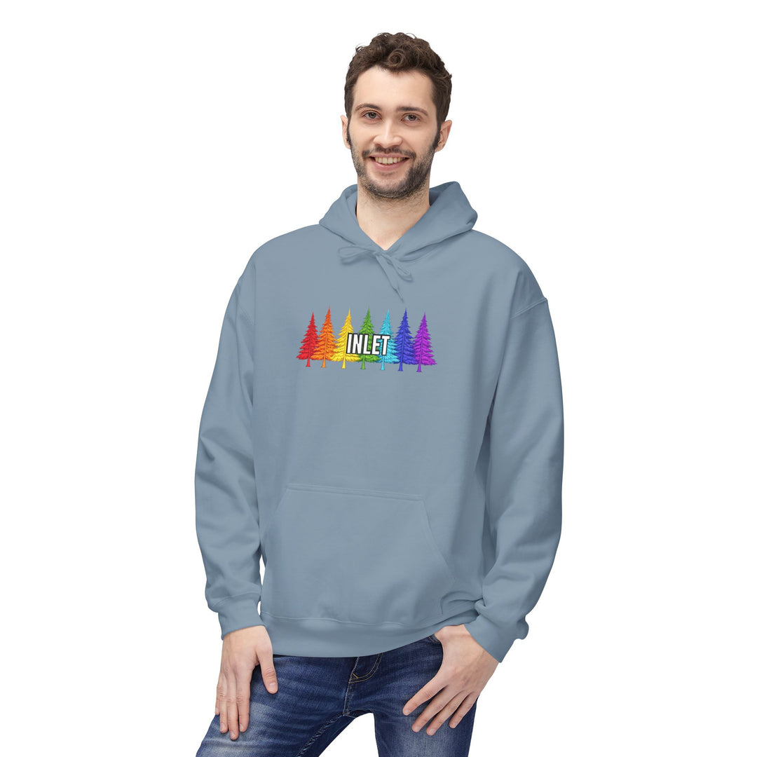 Inlet Hoodie - Rainbow Trees
