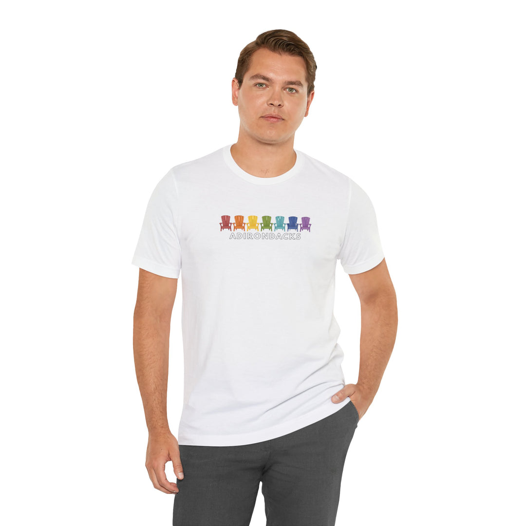 Adirondack Rainbow Chairs Unisex T-shirt