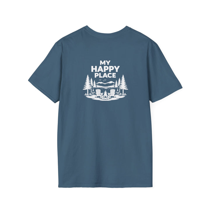 Lake George My Happy Place Unisex V-Neck