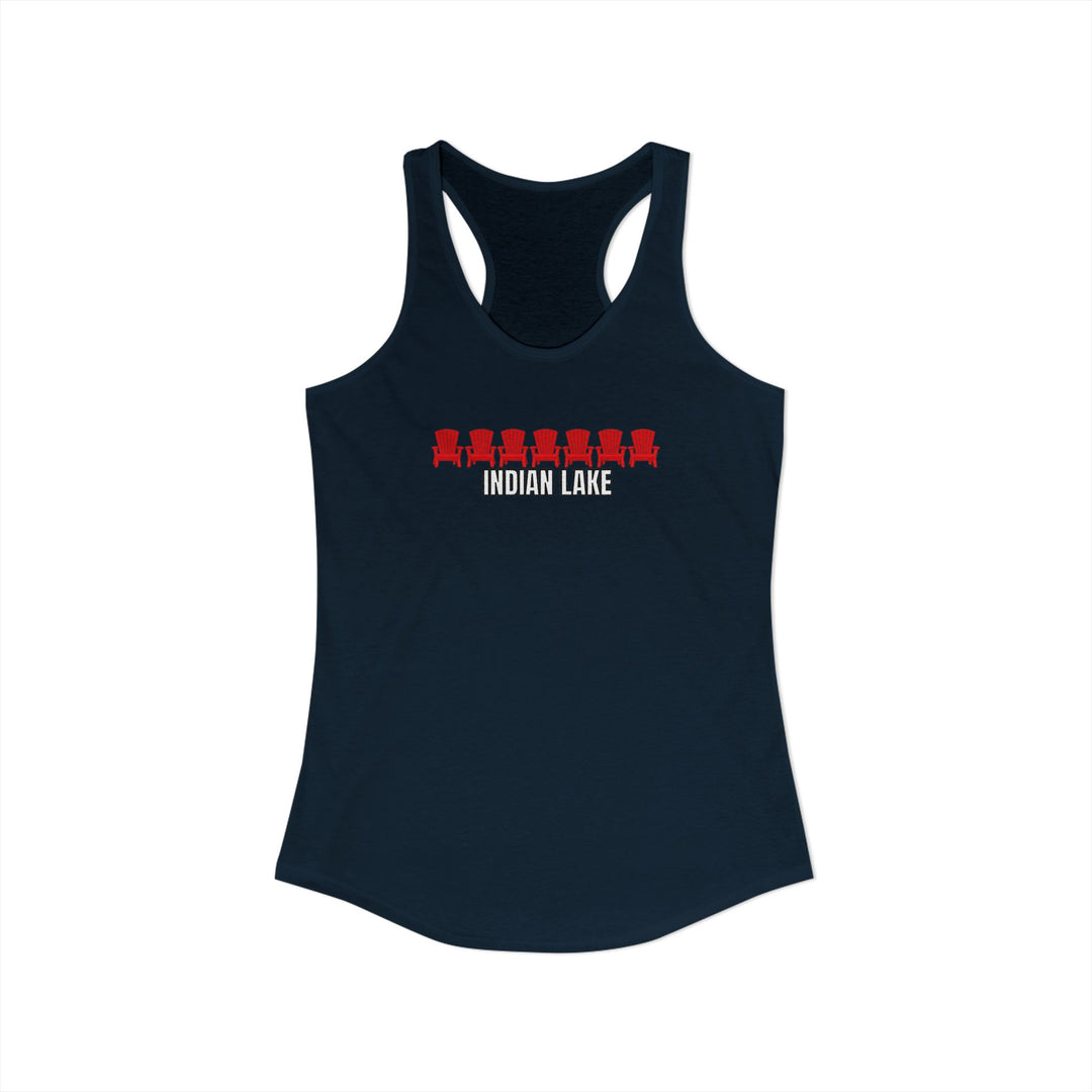 Indian Lake Ladies Racerback - ADK Chairs