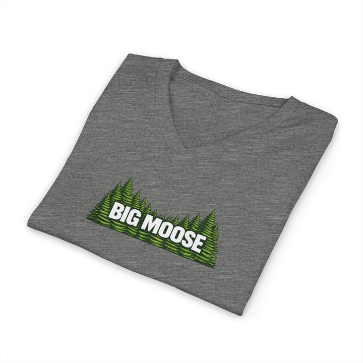 Big Moose Trees Unisex V-Neck Tee