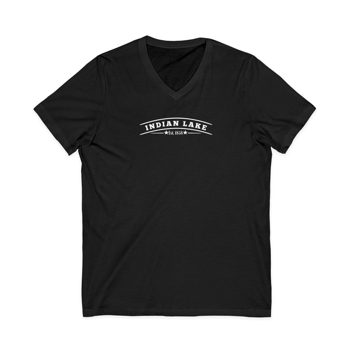 Indian Lake Unisex V-Neck T-Shirt - My Happy Place