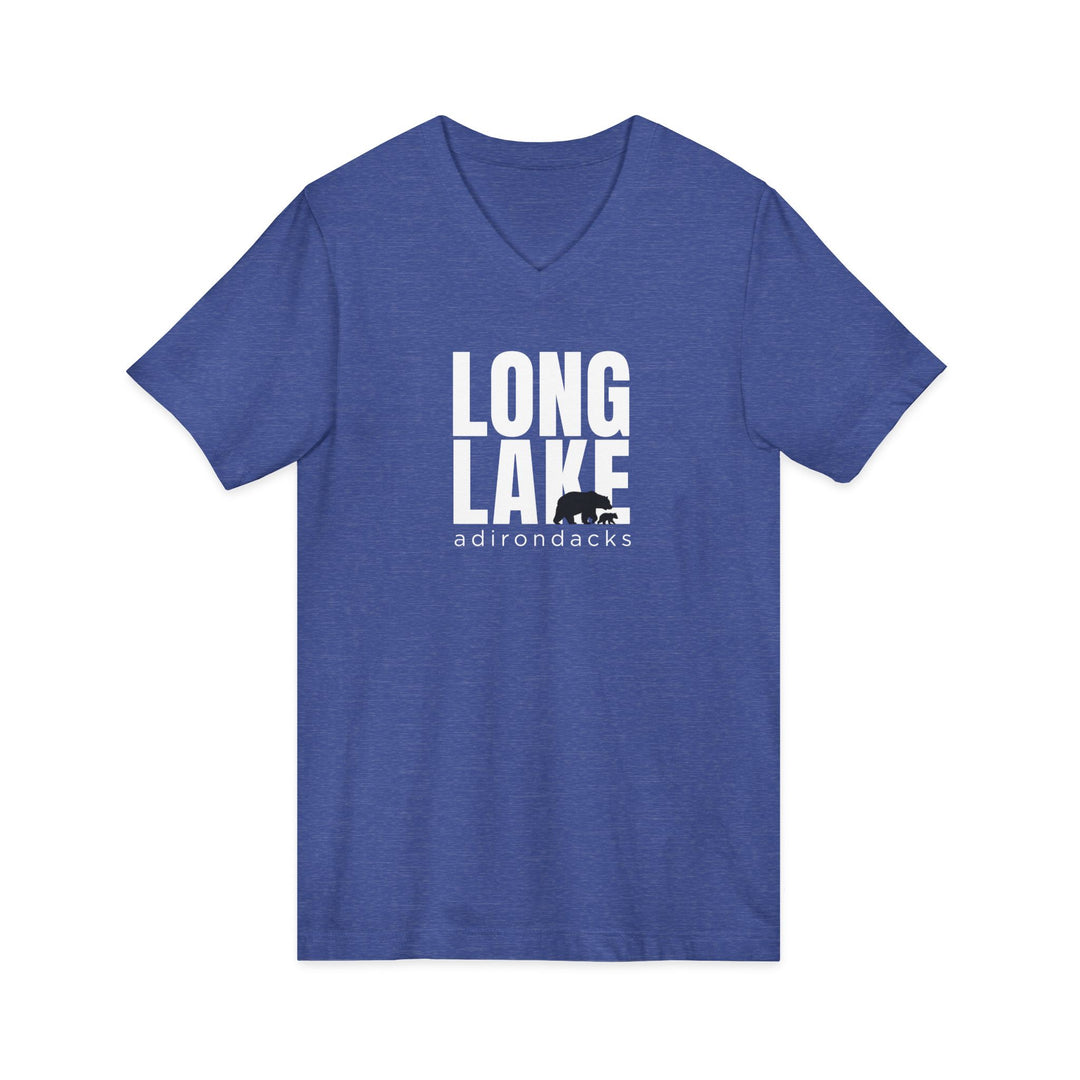 Long Lake Adirondacks Unisex V-Neck T-Shirt