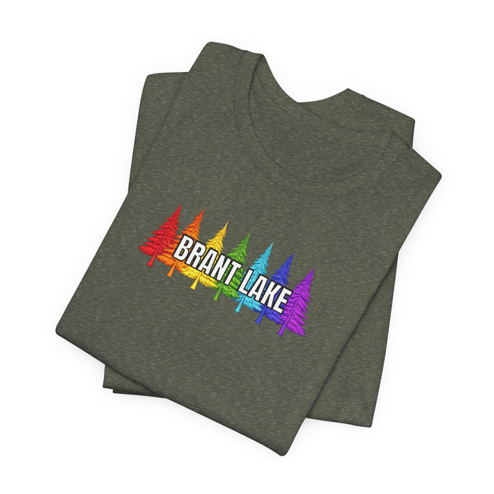 Brant Lake Rainbow Trees Tee