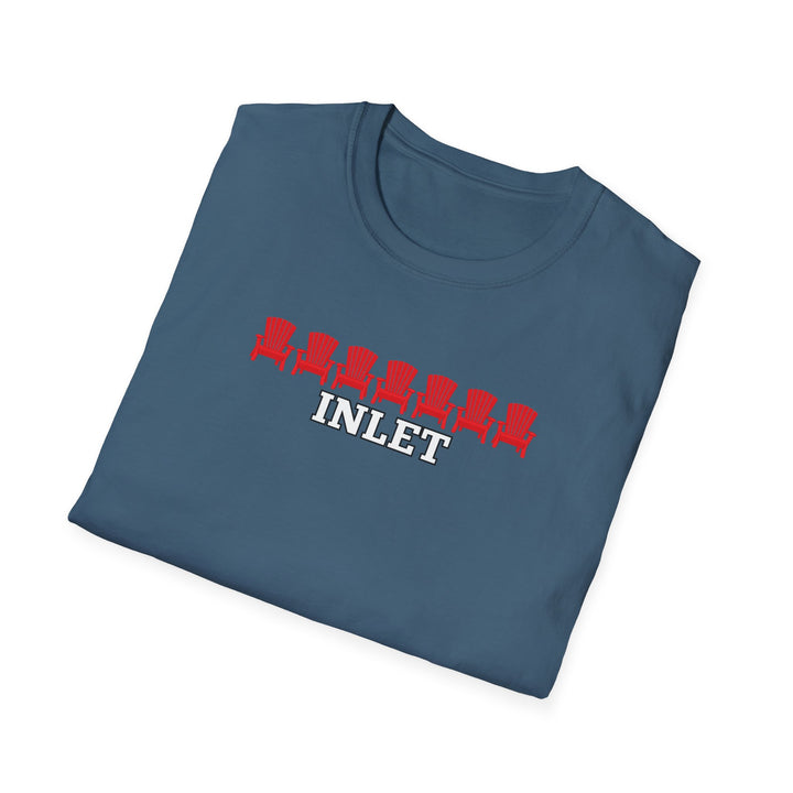 Inlet Unisex T-Shirt - Red Chairs