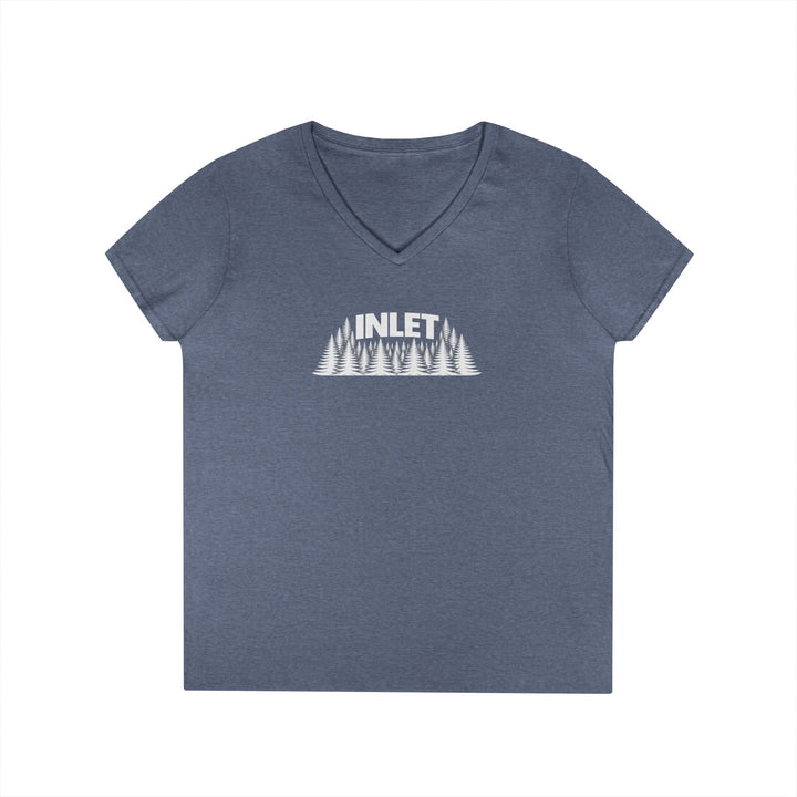 Inlet Trees Ladies V-Neck T-Shirt