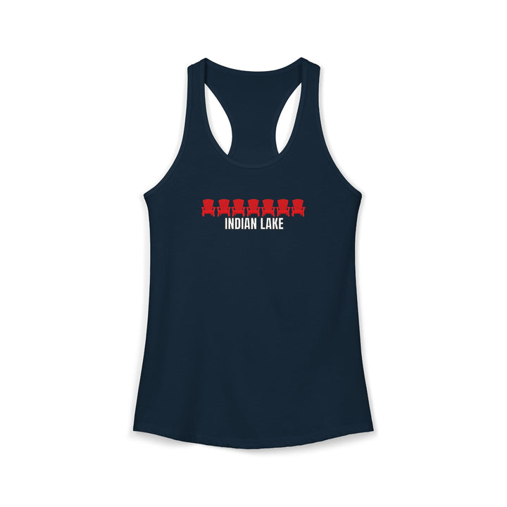 Indian Lake Ladies Racerback - ADK Chairs