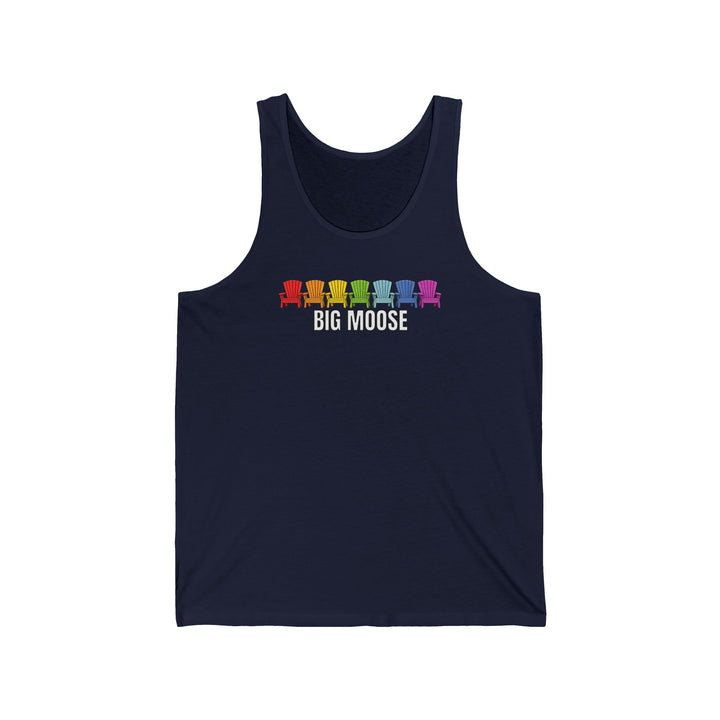 Big Moose Rainbow Chairs Unisex Tank