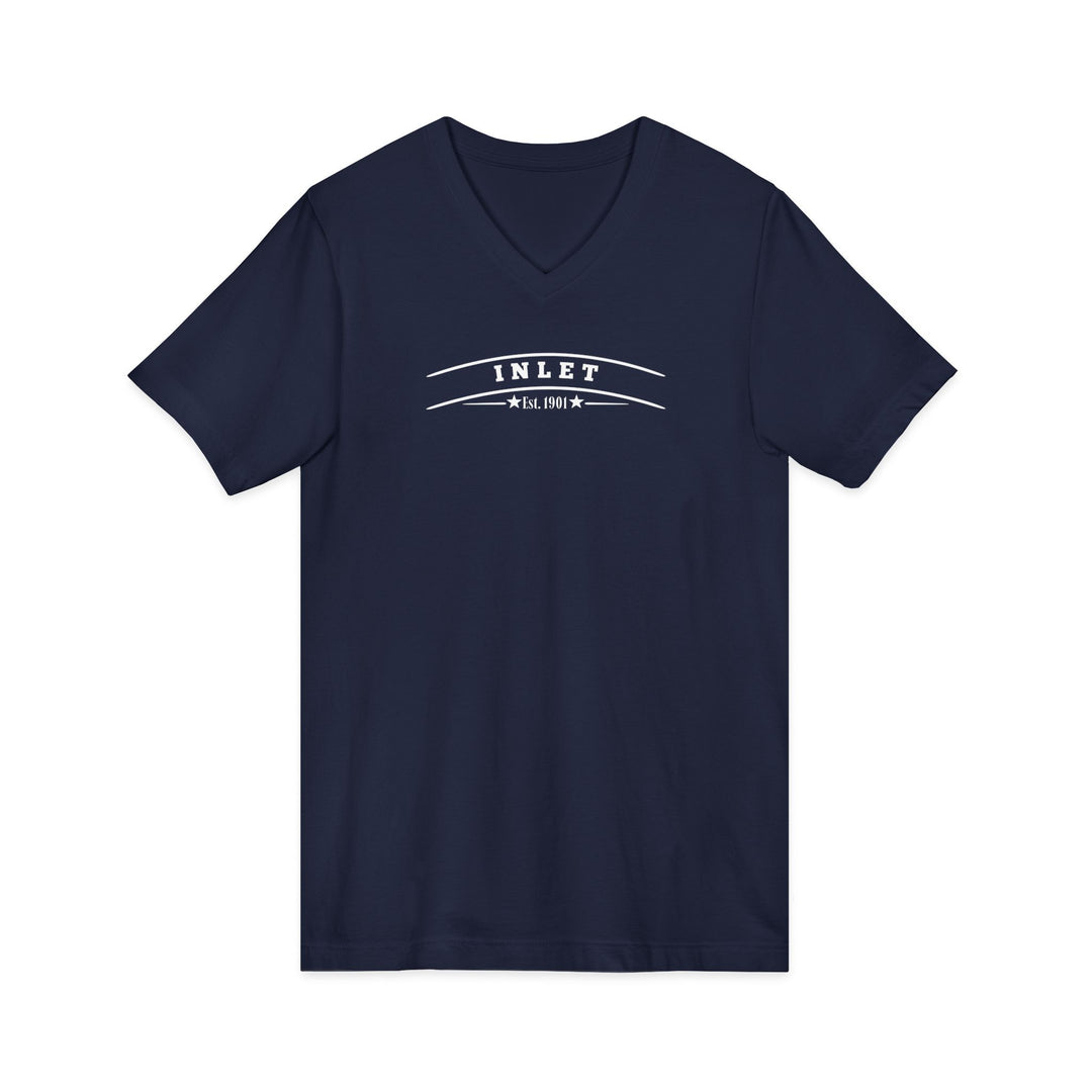 Inlet Unisex V-Neck T-Shirt - My Happy Place