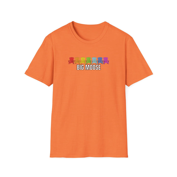 Big Moose Rainbow Chairs Unisex T-Shirt