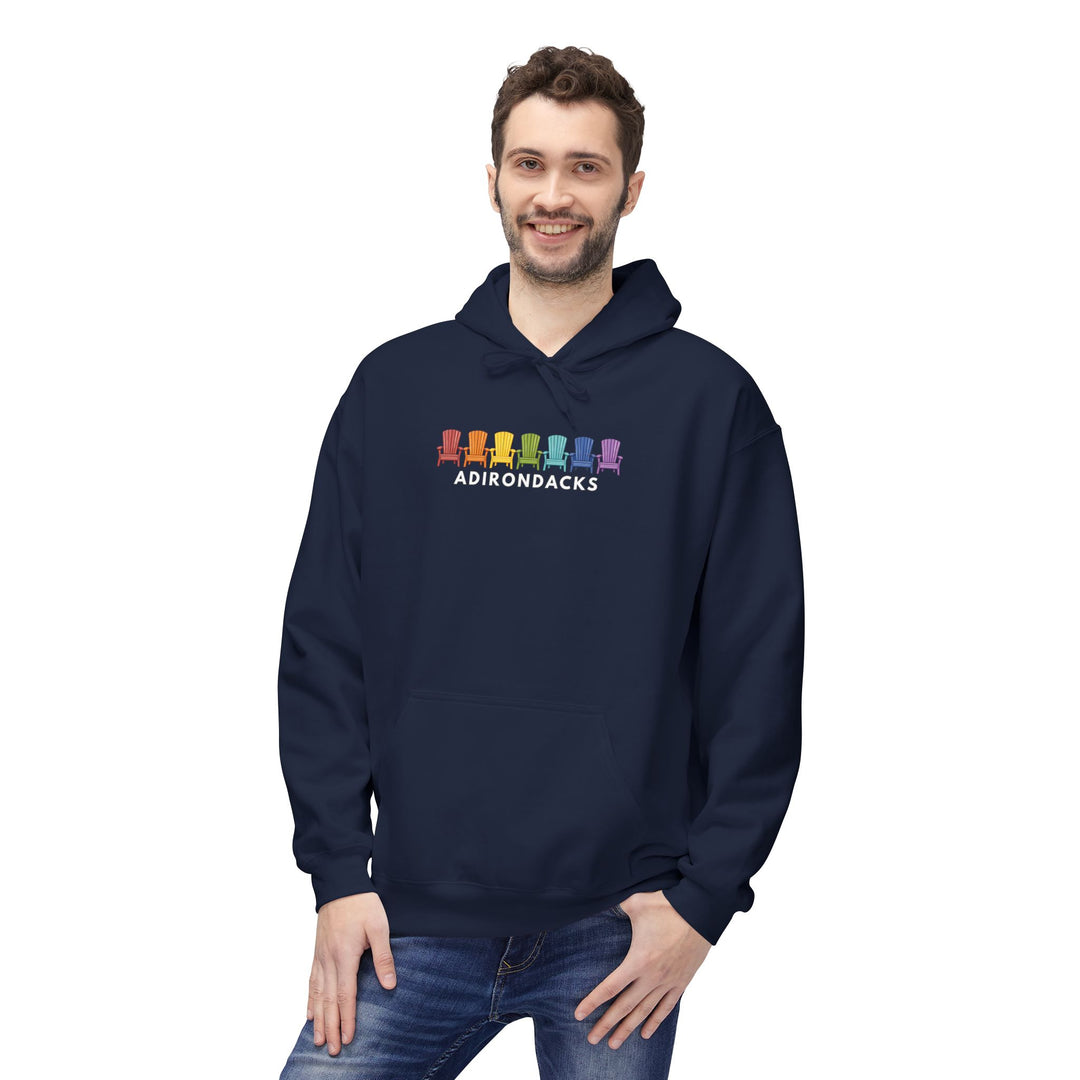 Adirondacks Rainbow Chairs Hoodie