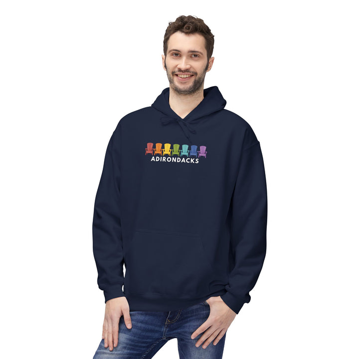 Adirondacks Rainbow Chairs Hoodie