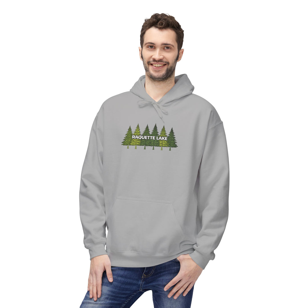 Raquette Lake Hoodie - Pine Trees