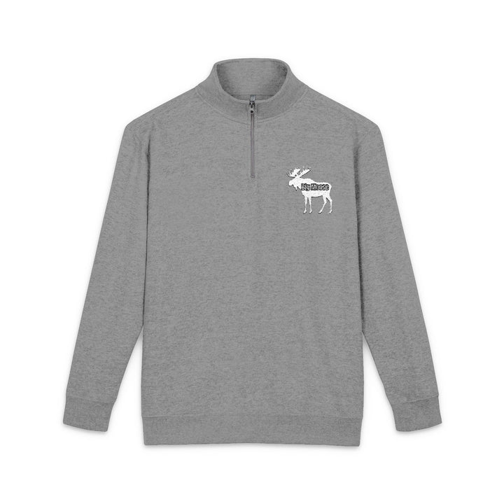 Embroidered Big Moose Fleece Pullover