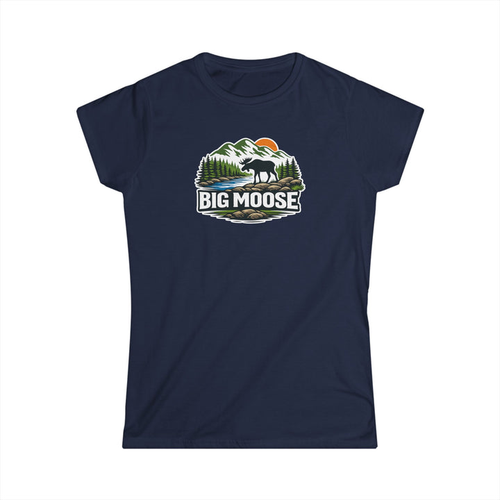 Big Moose Sunset Ladies Tee