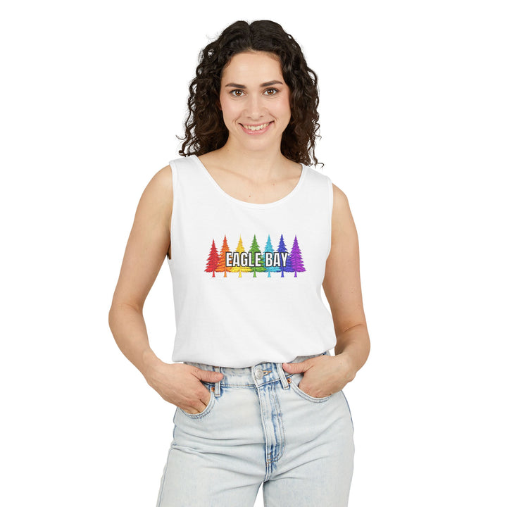 Eagle Bay Unisex Tank - Rainbow Trees