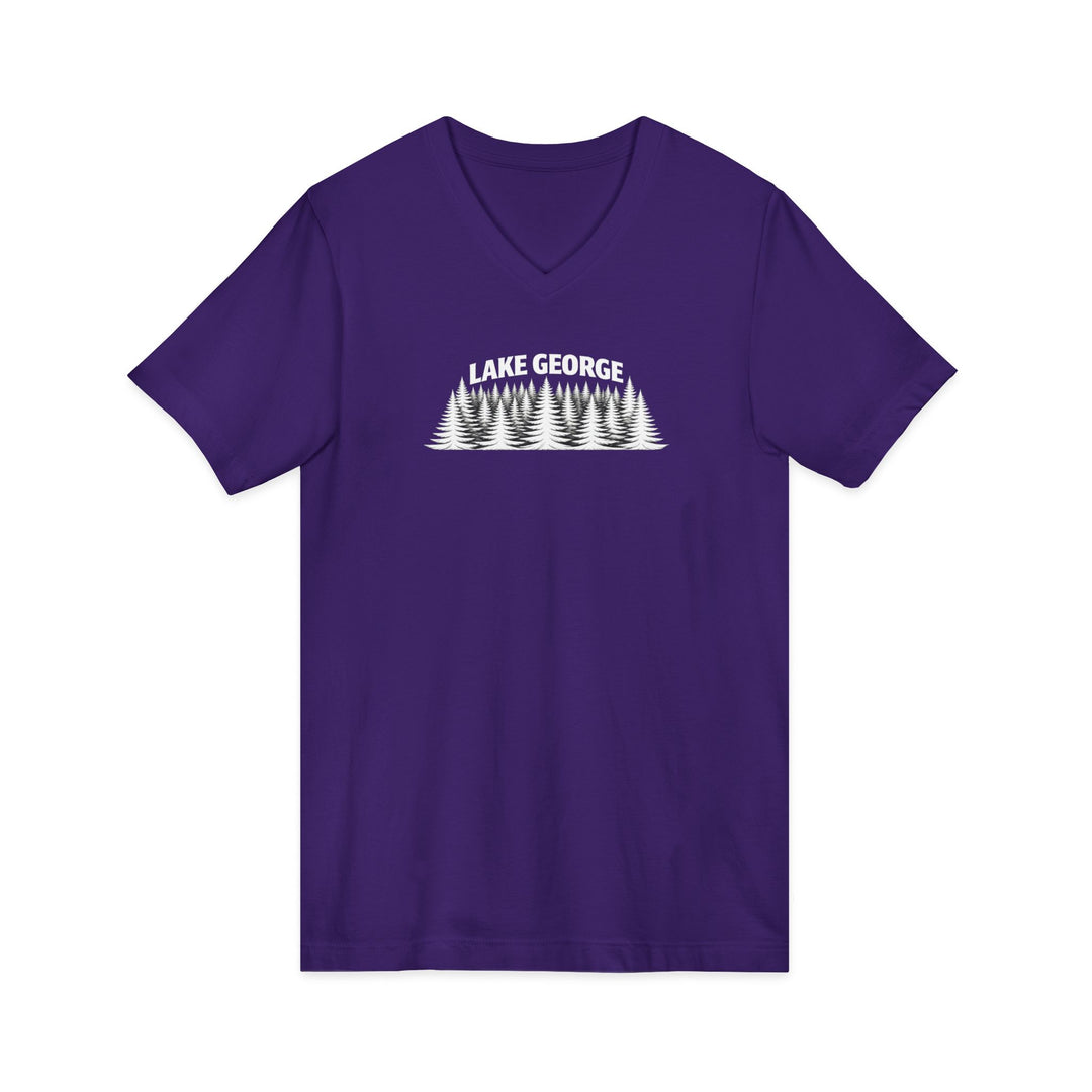 Lake George Unisex V-Neck - Trees