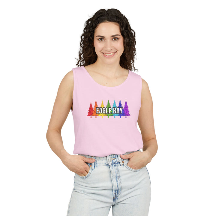 Eagle Bay Unisex Tank - Rainbow Trees