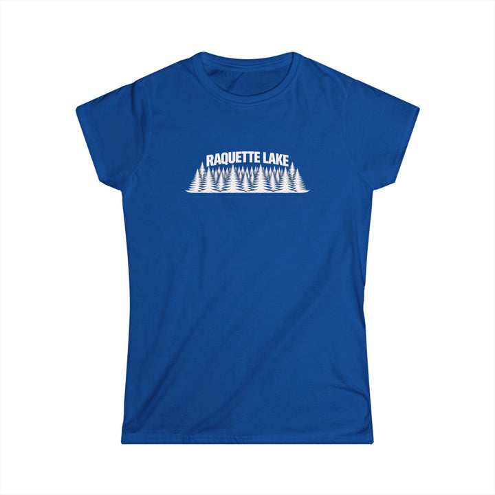 Raquette Lake Ladies Tee - Trees