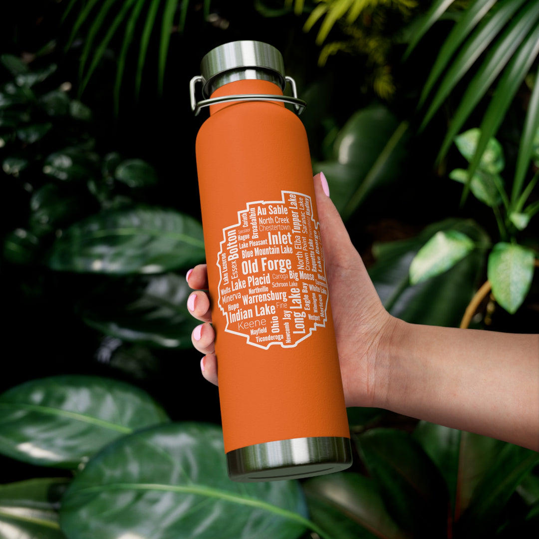 Adirondack Towns Copper-Lined Water Bottle