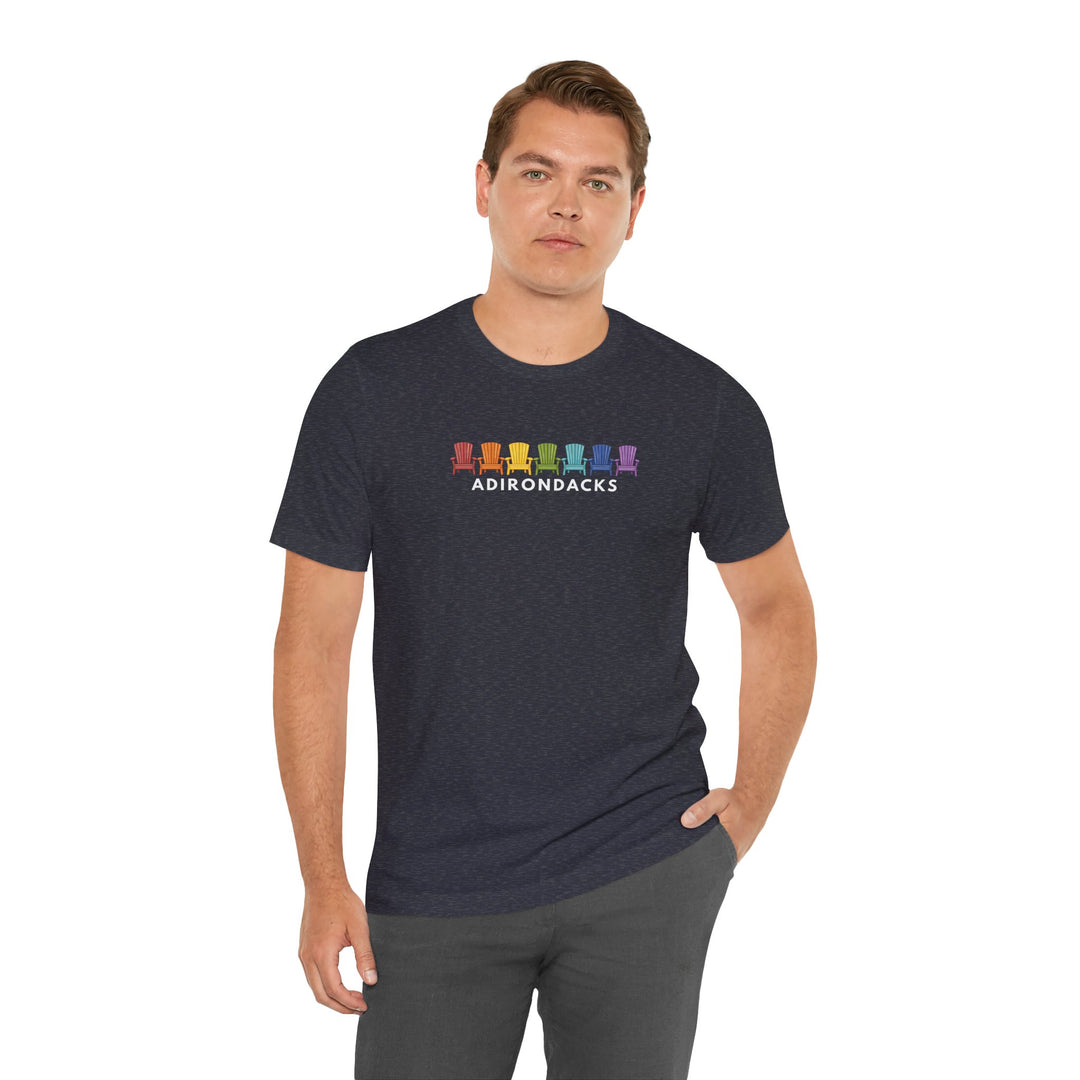 Adirondack Rainbow Chairs Unisex T-shirt