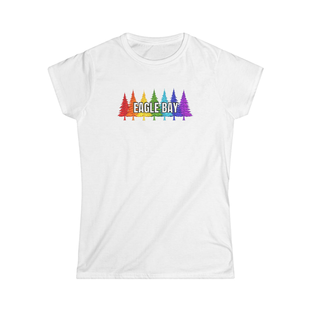 Eagle Bay Ladies Tee Rainbow Trees