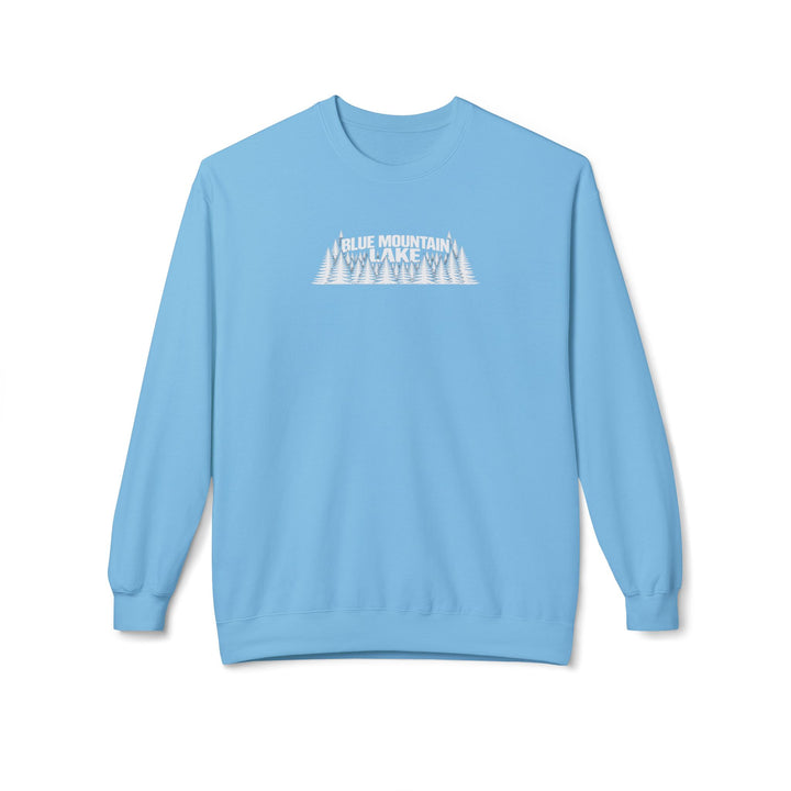 Blue Mountain Lake Trees Sweatshirt