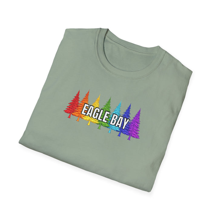 Eagle Bay Unisex T-Shirt - Rainbow Trees