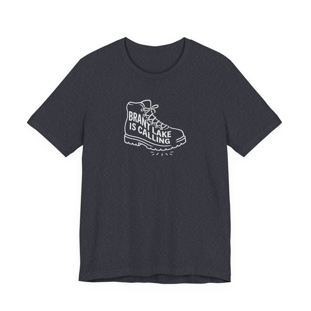 Brant Lake is Calling Hiking Boot Tee