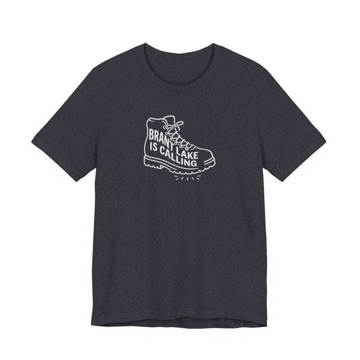 Brant Lake is Calling Hiking Boot Tee